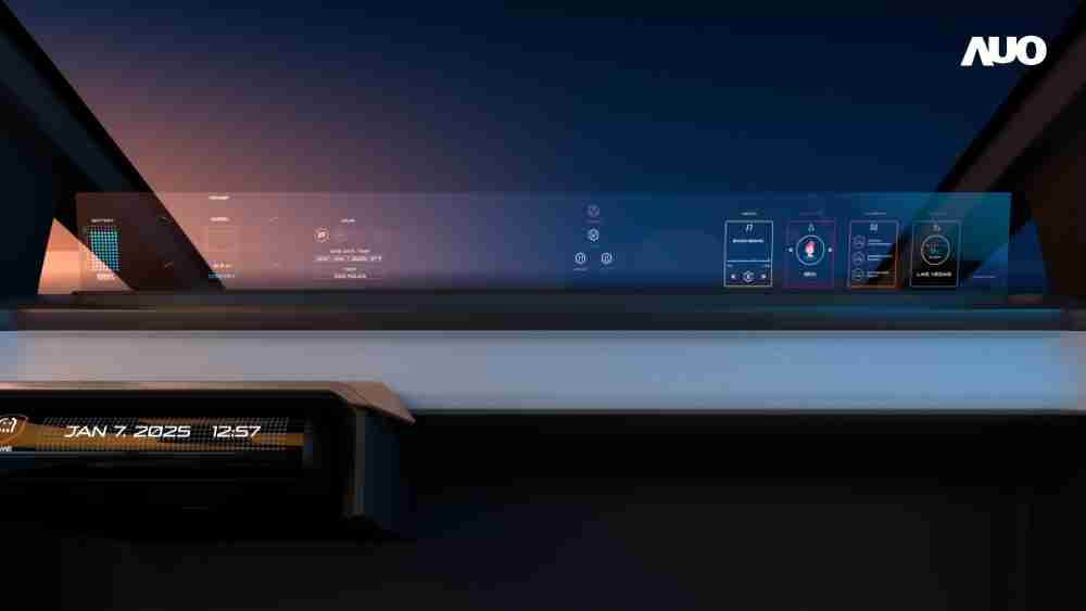 森林舞会无界透明显示接口(Horizon Image Glass)透过车运算方案整合仪表板、、、、中控台及副驾显示器，，一体式全景呈现，，提供乘用者清晰的前方视野、、、行车必要信息与娱乐功能