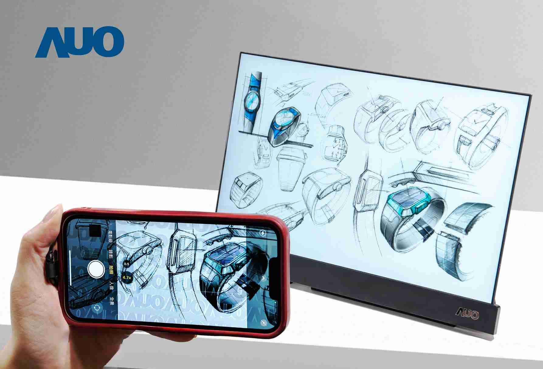 森林舞会16吋防窥显示器，，采用人眼无法察觉、、相机拍摄时才显现的隐藏式水印技术，，，，未来可结合AI镜头侦测周围环境，，，，实时开启或关闭水印，，，大幅提升在公共场域使用显示器的安全性