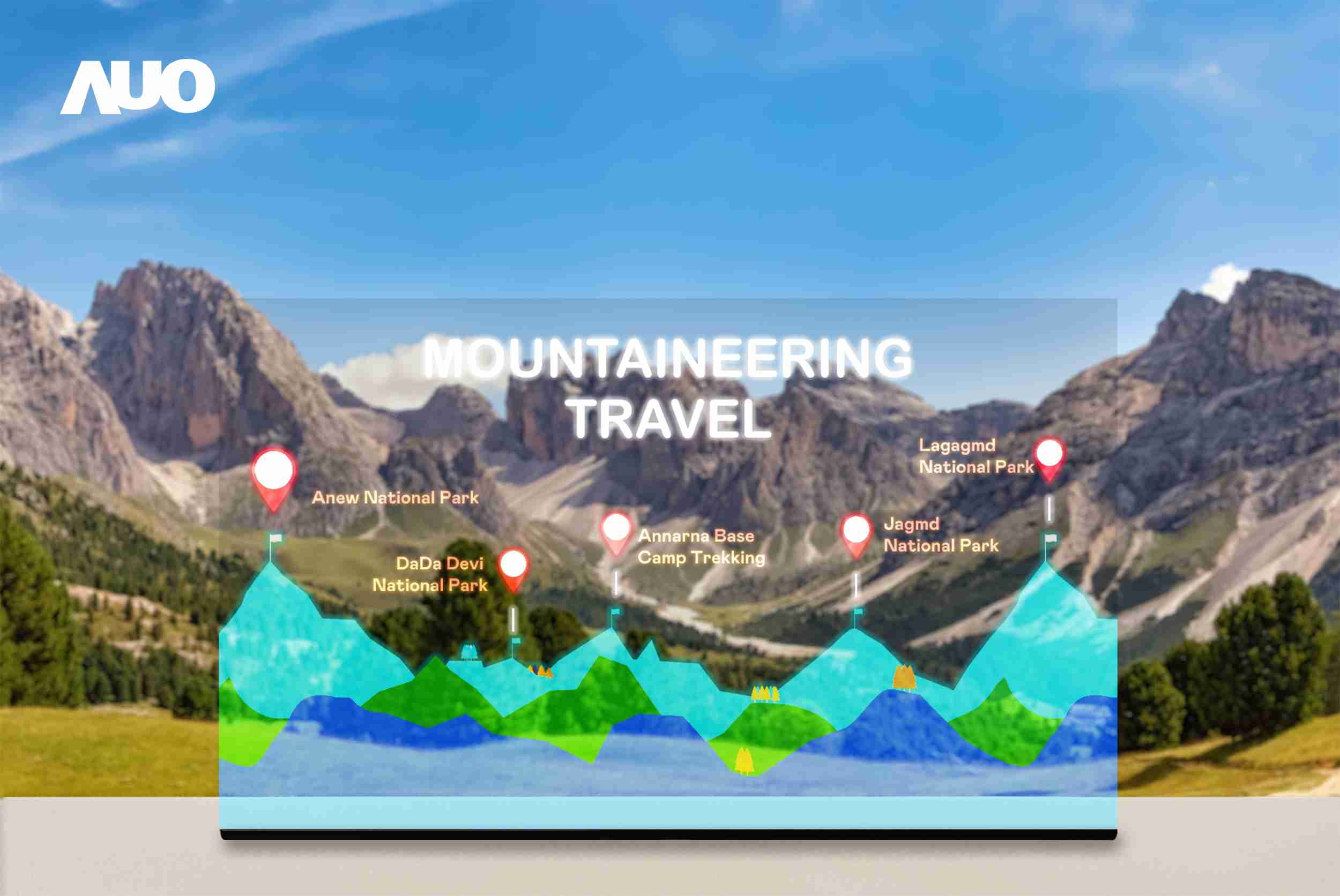 森林舞会展示全球单片尺寸最大(*)42吋透明Micro LED显示器拼接而成的〝64吋透明Micro LED显示器〞，，，具备高透明度、、1,000 nits高亮度、、、广色域、、、、采用三边无边框的无缝拼接等多重特色，，，呈现超高清、、、细腻画质而不遮挡后方视觉，，满足层峰需求，，可广泛运用于零售、、艺术展览或商业空间等场域